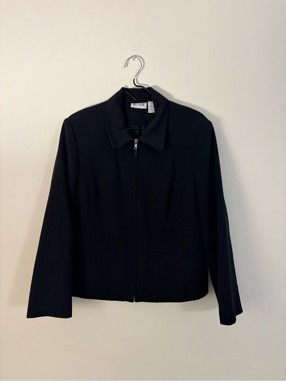 Black Zip-Front Women's Jacket